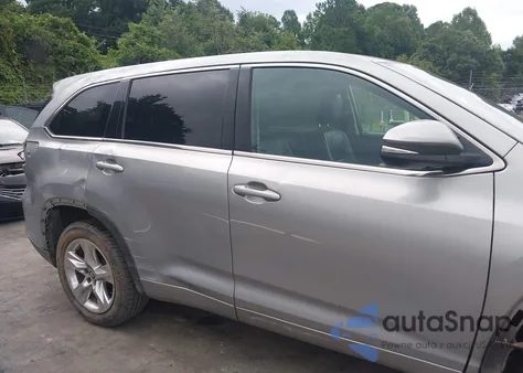 2016 Toyota Highlander Limited V6 из США, поврежденный, VIN 5TDYKRFH4GS152143